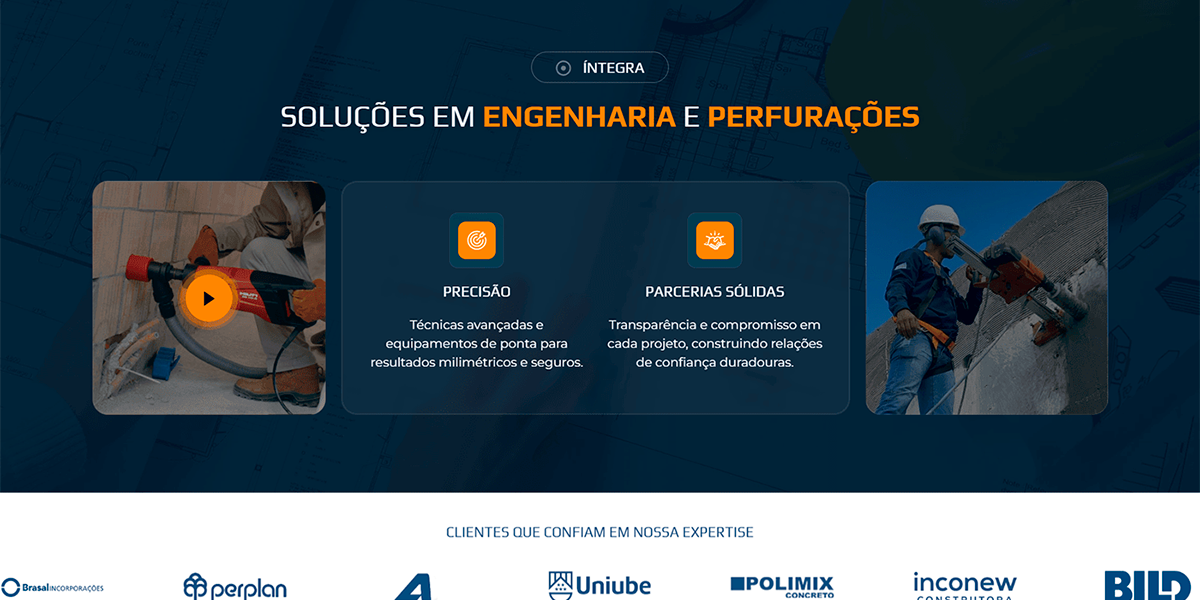 Site institucional Íntegra #2